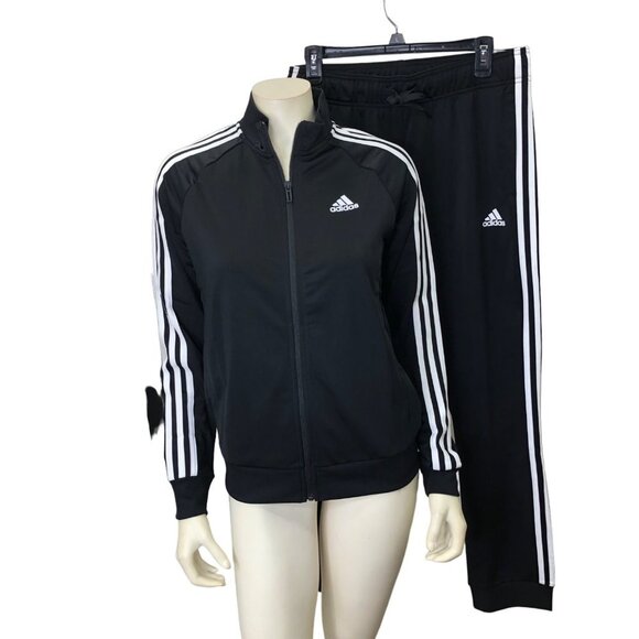 ADIDAS WARM-UP SLIM 3-STRIPES TRACK JACKET‎ & PANTS SETS SM NWT - Picture 1 of 13